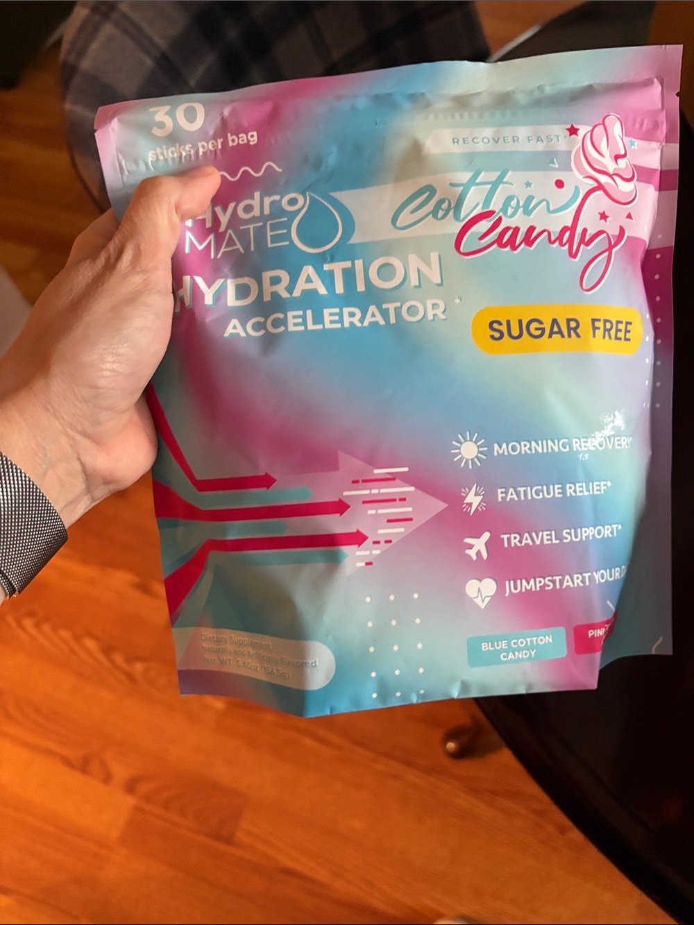Cotton Candy Hydration Accelerator - Blue/Pink - Sugar Free